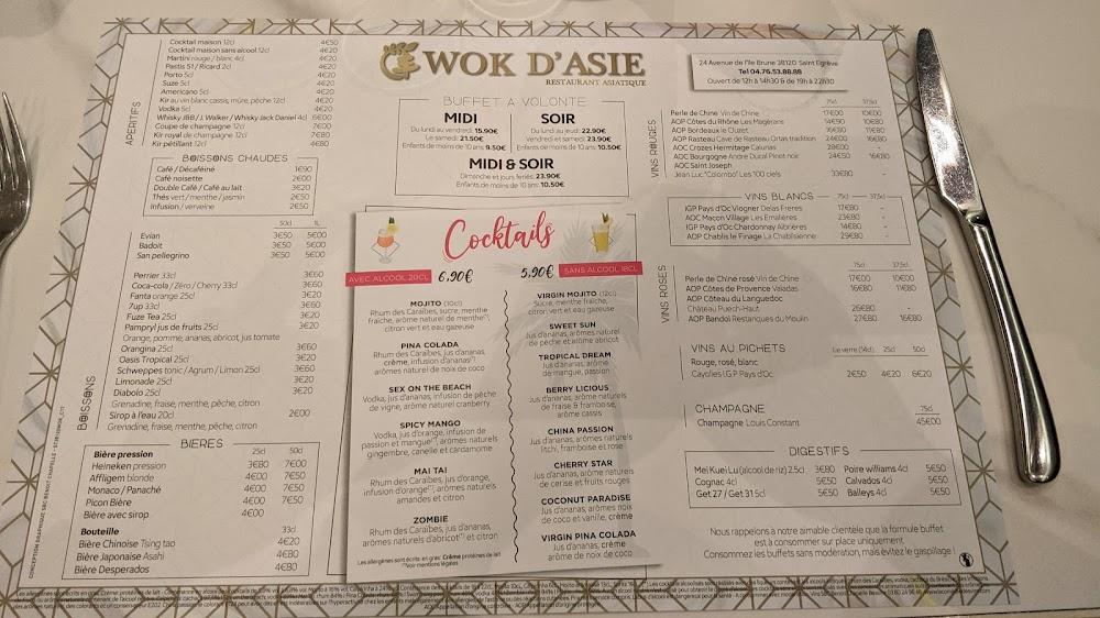 Wok d'Asie - Buffet à Volonté - Menu Image 2